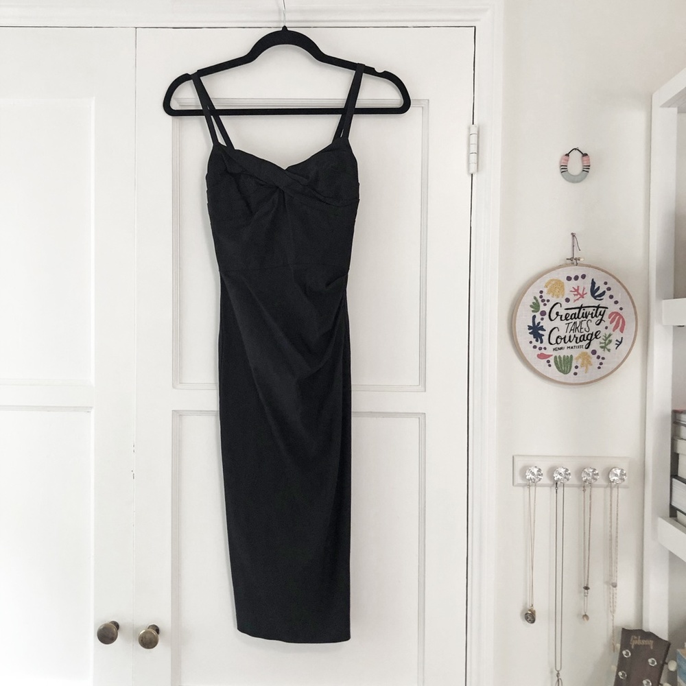 Stop Staring Black Million Dollar Baby Dress XS